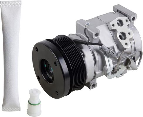 AC Compressor w/A/C Drier For Toyota Tundra 4.6L & 5.7L V8 2007 2008 2009 2010 2011 2012 2013 2014 2015 2016 2017 2018 - BuyAutoParts 60-86528R2 NEW in Saudi Arabia