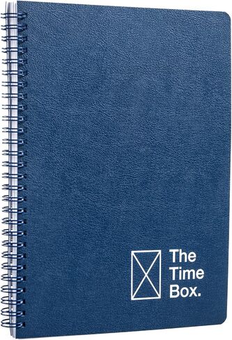 دفتر الإدارة اليومية The Time Box - مخطط قائمة حظر الوقت للقيام به، جدول أعمال تفريغ الدماغ، مفكرة منظم شخصي فارغة كل ساعة للعمل 140 صفحة غير مؤرخة 7 بوصة × 10 بوصة in Saudi Arabia