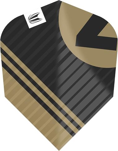 Target Darts Chicane Design 3 x Sets of Pro. Ultra Black Ten-X Dart Flights - 9 in Total in Saudi Arabia