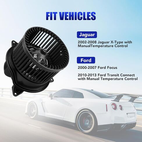 محرك منفاخ HVAC يناسب Ford Focus 2000 2001 2002 2003 2004 2005 2006 2007، 2010-2013 Ford Transit Connect AC سخان منفاخ مروحة المحرك يستبدل # 700105، YS4Z 19805 AB in Saudi Arabia