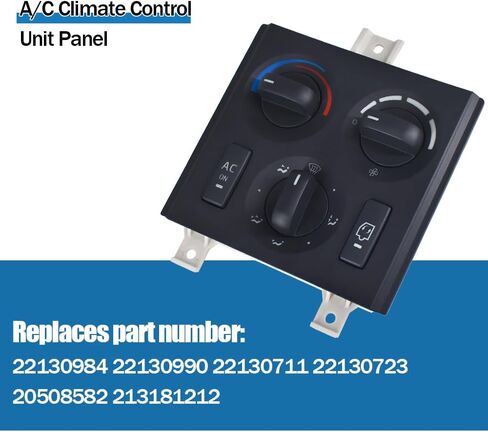 لوحة وحدة التحكم في المناخ A/C تناسب فولفو FH12 FH16 FM9 FM10 FM12 VNL يستبدل 22130984 22130990 22130711 22130723 20508582 21318121 in Kuwait