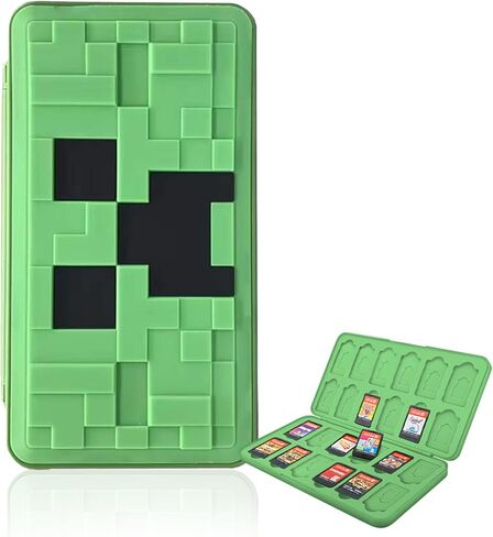 حافظة بطاقات الألعاب لجهاز نينتندو سويتش، حامل بطاقات ألعاب ريليف سويتش، صندوق تخزين بطاقات ألعاب سويتش، منظم بطاقات ألعاب سويتش ذو سعة كبيرة، 24 فتحة (C-4) in Kuwait