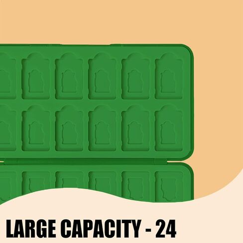 حافظة بطاقات الألعاب لجهاز نينتندو سويتش، حامل بطاقات ألعاب ريليف سويتش، صندوق تخزين بطاقات ألعاب سويتش، منظم بطاقات ألعاب سويتش ذو سعة كبيرة، 24 فتحة (C-4) in Kuwait