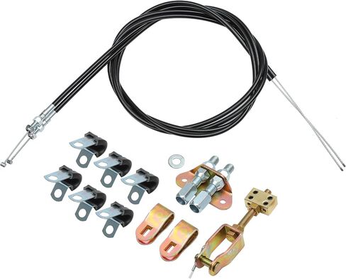 X AUTOHAUX 1 مجموعة العالمي سيارة سائق خلفي الجانب قرص طبل وقوف السيارات كابل فرامل يد عدة طويلة كابل فرامل يد طقم تصليح الطابق جبل وحدات in Saudi Arabia