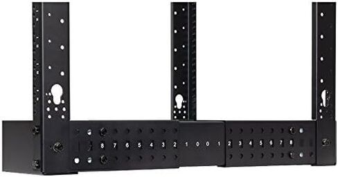NavePoint 45U 4 Post Server Rack – Open Frame Rack for 19 Inch Equipment, Adjustable Depth 4-Post Network Rack Floor Mount, 45U Server Rack 1322lbs Capacity, Black in Saudi Arabia