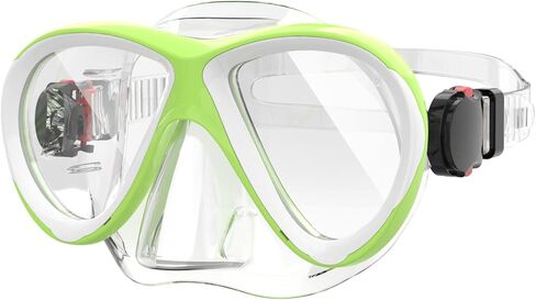 نظارات سباحة للأطفال من Findway، نظارات سباحة مضادة للتسرب للأطفال مع غطاء للأنف، نظارات سباحة للحماية من الأشعة فوق البنفسجية للأطفال من سن 4 إلى 16 عامًا للأولاد والبنات in Kuwait