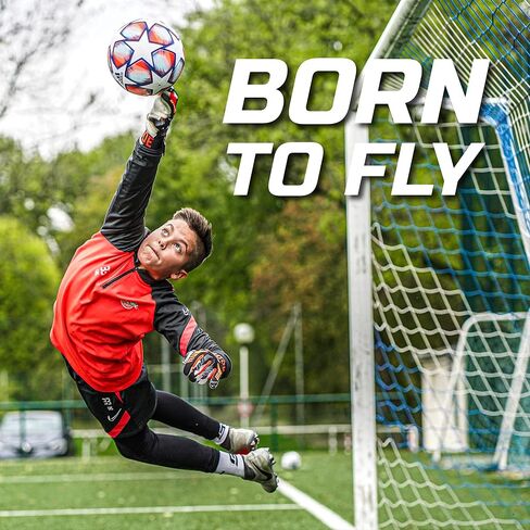 Gripmode Gravity Hybrid Goalkeeper Gloves Adult and Child with Griptec® Latex Lining I Suitable in All Weather I Football Goal Protection for Children, Teenagers & Adults I Size 7-11 in Saudi Arabia