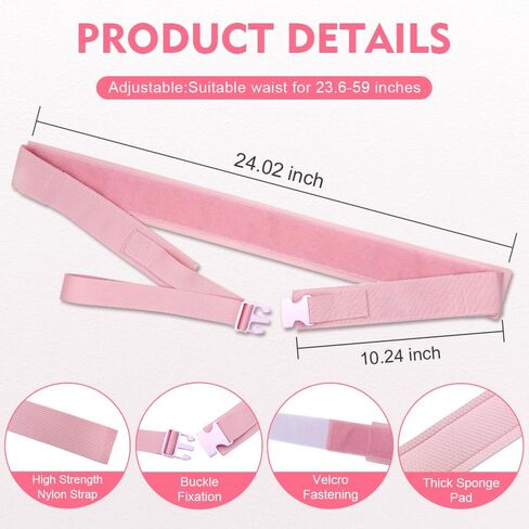 حزام دفع الورك للدمبل، حزام غنيمة لتمرين دفع الورك، سهل الاستخدام مع الدمبل أو أجراس كيتل أو الألواح، قابل للتعديل وغير قابل للانزلاق للخصر مبطن وسادات دفع الورك لحماية جسمك in Kuwait