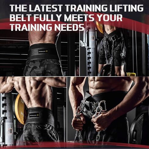 MANUEKLEAR Quick Locking Dip Belt, Weightlifting Belt, Weight Lifting Belts for Men Women Heavy Duty Dipping Powerlifting Belt with Chain 40 inchs in Saudi Arabia