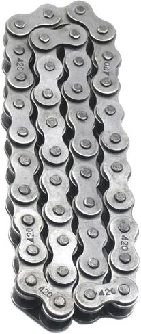 420 Chain 42 Links + 90 Links Compatible With A Mini Bike with Jackshaft And A Clutch Such as Coleman CT200U BT200X Baja Hensim Massimo MB165 MB200 Axis TrailMaster M200 Tomberlin Firehawk 6.0 Hp in Saudi Arabia