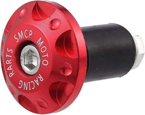 X AUTOHAUX 1 Pair 7/8" 22mm Motorcycle Hand Grips Handlebar End Slider Caps Plug Aluminum Alloy in Kuwait