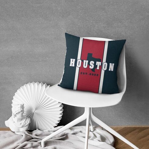 2pcs Football City Throw Pillow Covers, Football Pillow Case Decoration for Home Sofa, Football Fan Gifts for Men Women 18 x 18 inch in Saudi Arabia