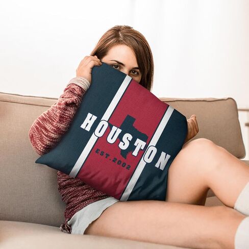 2pcs Football City Throw Pillow Covers, Football Pillow Case Decoration for Home Sofa, Football Fan Gifts for Men Women 18 x 18 inch in Saudi Arabia