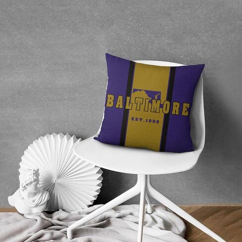2pcs Football City Throw Pillow Covers, Football Pillow Case Decoration for Home Sofa, Football Fan Gifts for Men Women 18 x 18 inch in Saudi Arabia
