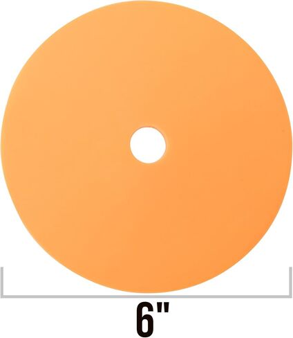 Crown Sporting Goods 6" Non-Skid Floor Spot Markers: Set of 50 Agility Training Flat Field Cones in Fluorescent Yellow & Orange with Metal Carrying Stand in Saudi Arabia