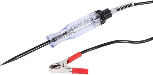 السيارات 6 فولت 12 فولت 24 فولت تيار مستمر سيارة شاحنة الجهد جهاز فحص الدائرة الكهربائية مع قلم التحقيق الطويل ضوء لمبة لاختبار السيارة VoltMet in Kuwait