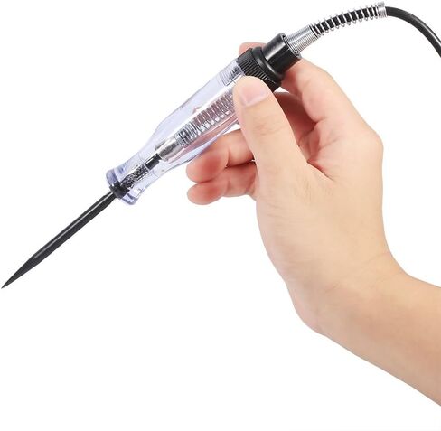 السيارات 6 فولت 12 فولت 24 فولت تيار مستمر سيارة شاحنة الجهد جهاز فحص الدائرة الكهربائية مع قلم التحقيق الطويل ضوء لمبة لاختبار السيارة VoltMet in Kuwait