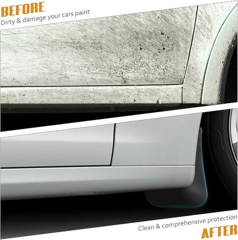 اللوحات الطينية لطراز Tesla Y - مجموعة من 4 قطع، واقيات رذاذ السيارة لعام 2020-2023 Tesla Model Y، سهلة التركيب وواقي الطين لحماية ممتازة، أسود غير لامع أنيق in Kuwait