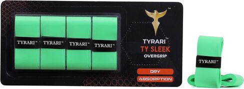 Ty Sleek: Ultrathin, Sweat-Absorbing Overgrip for Precision and Comfort. Ideal for Tennis, Pickleball, Badminton, Paddle, Squash, and More. Pack of 4 in Saudi Arabia