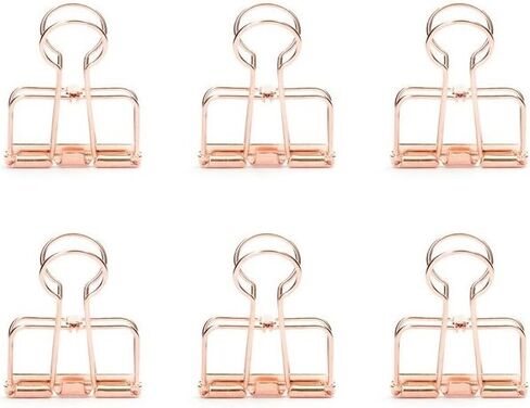 Kikkerland Wire Clips, Copper, Set of 6 (OR73-CO) in Saudi Arabia
