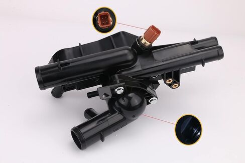 مجموعة مبيت ترموستات لمنفذ تبريد المحرك لسيارة Kia Optima S-portage Sorento، لسيارة Hyundai Tucson Sonata Santa Fe Sport 2010-2018 256002G500 in Kuwait