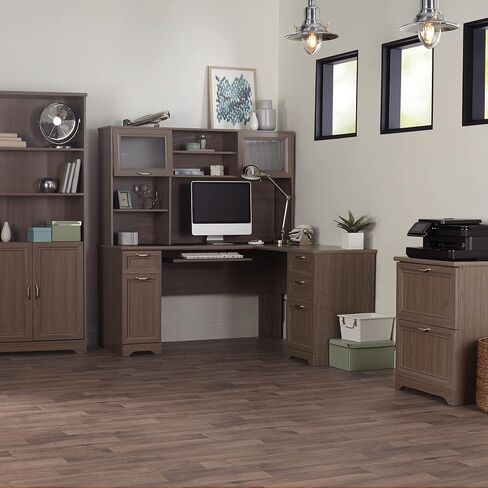 Realspace® Magellan مكتب زاوية على شكل حرف L مقاس 59 بوصة، رمادي in Kuwait