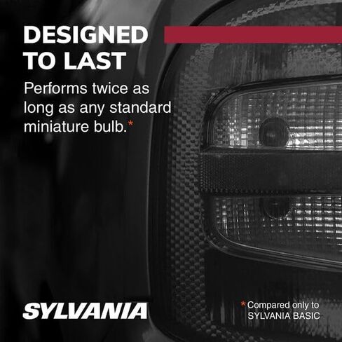 صورة المنتج SYLVANIA New 3157LL.BP2 لمبة صغيرة طويلة العمر (تحتوي على لمبتين) in Saudi Arabia