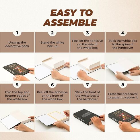 Dark Academia Room Decor Books - 5Pcs Vintage Decorative Books for Coffee Table Gothic Decor, Witchy Fake Books for Bookshelf, Moody Faux Books for Decoration, Dark Halloween Book Decor in Kuwait