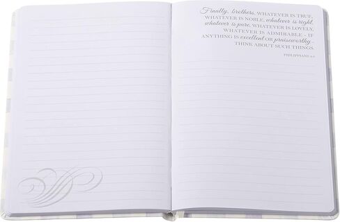 Eccolo Christian Writing Journal, “I Know The Plans I Have for You“, 200 Page Notebook with Inspirational Bible Verses, Flexible Cover, Ribbon Bookmark, 8.5x5.5 in Saudi Arabia