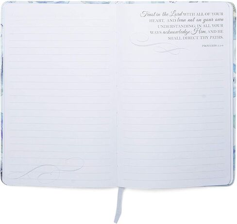 Eccolo Christian Writing Journal, “I Know The Plans I Have for You“, 200 Page Notebook with Inspirational Bible Verses, Flexible Cover, Ribbon Bookmark, 8.5x5.5 in Saudi Arabia