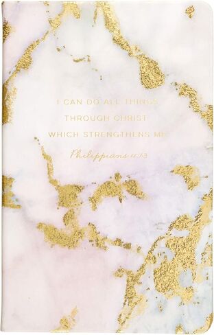 Eccolo Christian Writing Journal, “I Know The Plans I Have for You“, 200 Page Notebook with Inspirational Bible Verses, Flexible Cover, Ribbon Bookmark, 8.5x5.5 in Saudi Arabia