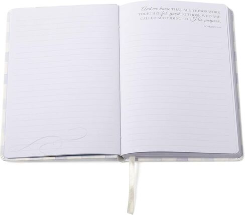 Eccolo Christian Writing Journal, “I Know The Plans I Have for You“, 200 Page Notebook with Inspirational Bible Verses, Flexible Cover, Ribbon Bookmark, 8.5x5.5 in Saudi Arabia