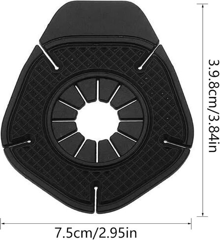 2PCS Car Wiper Arm Hole Protection Pad,Auto Front Wiper Protective Guards Universal Windshield Wiper Hole Covers,Dust-Proof Wipers Arms Protector Cover for Most Cars,Trucks,Black in Saudi Arabia