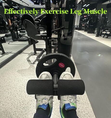 Tib Bar، آلة رفع الساق، مدرب Tibialis، معدات الركبتين فوق أصابع القدم لتقوية عضلات الساق السفلية/الساق/الكاحل، تناسب لوحات الوزن الأولمبية مقاس 2 بوصة in Kuwait