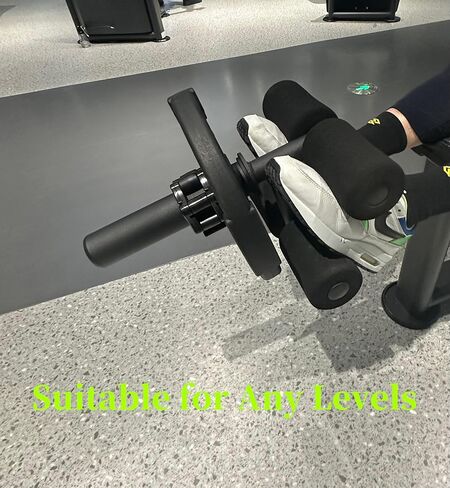 Tib Bar، آلة رفع الساق، مدرب Tibialis، معدات الركبتين فوق أصابع القدم لتقوية عضلات الساق السفلية/الساق/الكاحل، تناسب لوحات الوزن الأولمبية مقاس 2 بوصة in Kuwait