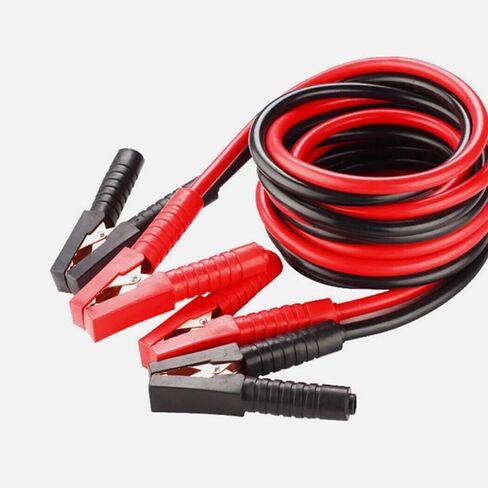 Pack-1 Car Jumper Cables, 9.8Ft Vehicle Rescue Wires with Portable Carry Bag, Universal Automobile Accessories, for Most Cars, Trucks and Vans (Black & Red) in Saudi Arabia