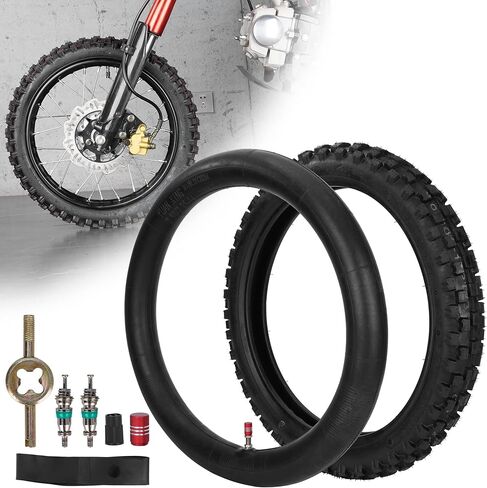 60/100-14 2.50-14 Tire and Inner Tube for 90cc 110cc 125cc SSR CRF XR70 CR60R KLX110 KX60 DRZ DS80 JR80 PW80 TTR90 YZ60 65SX Pit Dirt Bike in Saudi Arabia