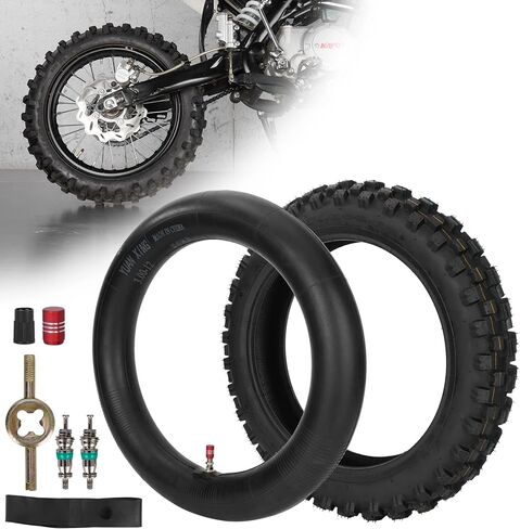 60/100-14 2.50-14 Tire and Inner Tube for 90cc 110cc 125cc SSR CRF XR70 CR60R KLX110 KX60 DRZ DS80 JR80 PW80 TTR90 YZ60 65SX Pit Dirt Bike in Saudi Arabia