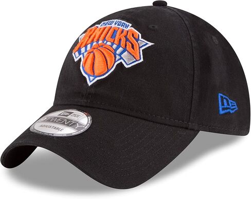قبعة NBA New York Knicks للبالغين للرجال NBA Core Classic 9Twenty قابلة للتعديل، OSFA، أسود in Kuwait