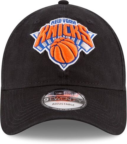 قبعة NBA New York Knicks للبالغين للرجال NBA Core Classic 9Twenty قابلة للتعديل، OSFA، أسود in Kuwait