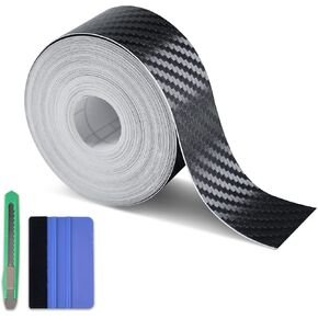 Arespark Gloss Black Vinyl Wrap, Cars Vinyl Film Tapes Kit for Blackout Chrome Delete Window Trim Door with Free Tools (1in x 30feet)