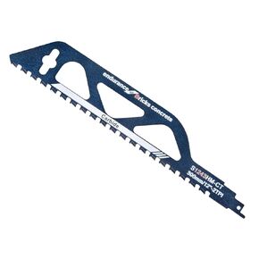 Masonry Reciprocating Saw Blades, High Strength Hard Alloy Saw Blades Cut Aerated Concrete, Fiber Cement, Brick and More with Hard Alloy Precision(S1243)