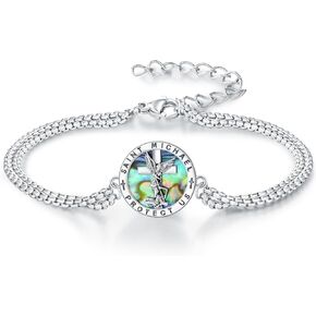 MONGAS Forget Me Not Bracelet Sterling Silver Forget Me Not Bracelets Chain Forget Me Not Jewelry Pressed Flower Bracelet for Women in Kuwait