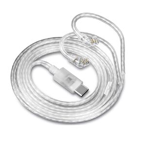 KZ Type-C IEM Replacement Cable, USB C IEM Cable, Upgraded in Ear Monitor Earphones Cable, Cpins IEM Wire for kz zs10 pro, zsn pro x, zsn pro, zar, dqs, as24, cca c12,cs16 Earbud (Without mic)