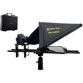 Glide Gear TMP 750 17" Professional Video Camera Tablet Teleprompter 70/30 Beam Splitting Glass with Hard Protective Carry Case