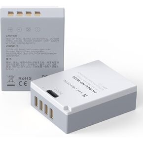 K&F Concept 2-Pack LP-E17 Battery USB-C Fast Charging R50 Battery for Canon EOS R100 R10 R50 RP R8, Rebel T8i T7i T6i T6s SL2 SL3 EOS M3, M5, M6, EOS 200D 77D 750D 760D 800D 8000D