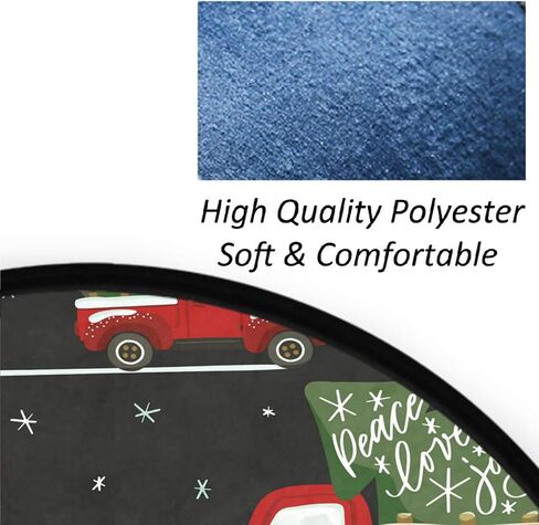 Christmas Sweets Area Rug Round 3ft Winter Candy Canes Circular Carpet Floor Mat Soft Non Skid for Living Room Dining Holiday Decor Seasonal Washable in Saudi Arabia
