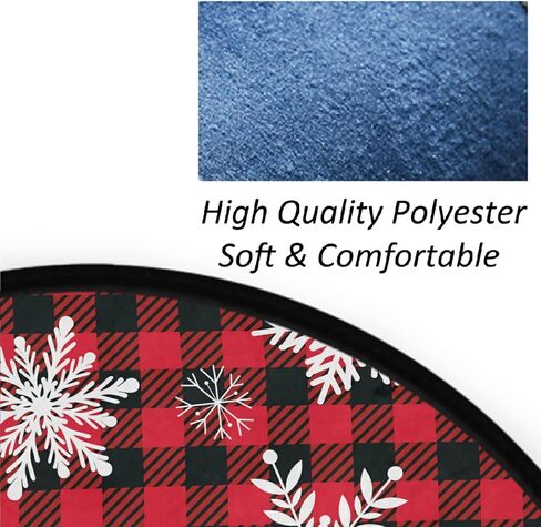 Christmas Sweets Area Rug Round 3ft Winter Candy Canes Circular Carpet Floor Mat Soft Non Skid for Living Room Dining Holiday Decor Seasonal Washable in Saudi Arabia