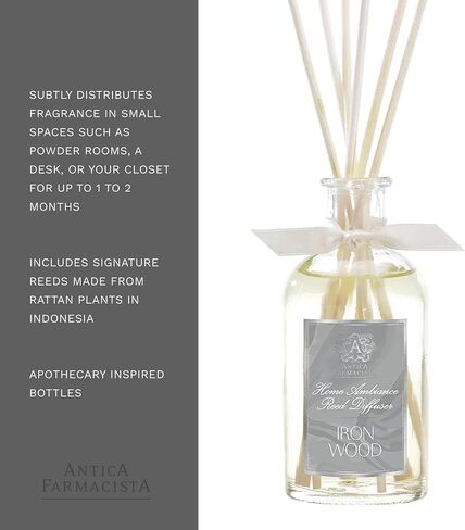 Antica Farmacista Reed Diffuser, Ironwood, 8.45 Fl Oz (Pack of 1) in Saudi Arabia
