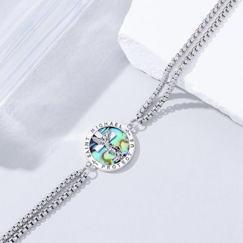 MONGAS Forget Me Not Bracelet Sterling Silver Forget Me Not Bracelets Chain Forget Me Not Jewelry Pressed Flower Bracelet for Women in Kuwait